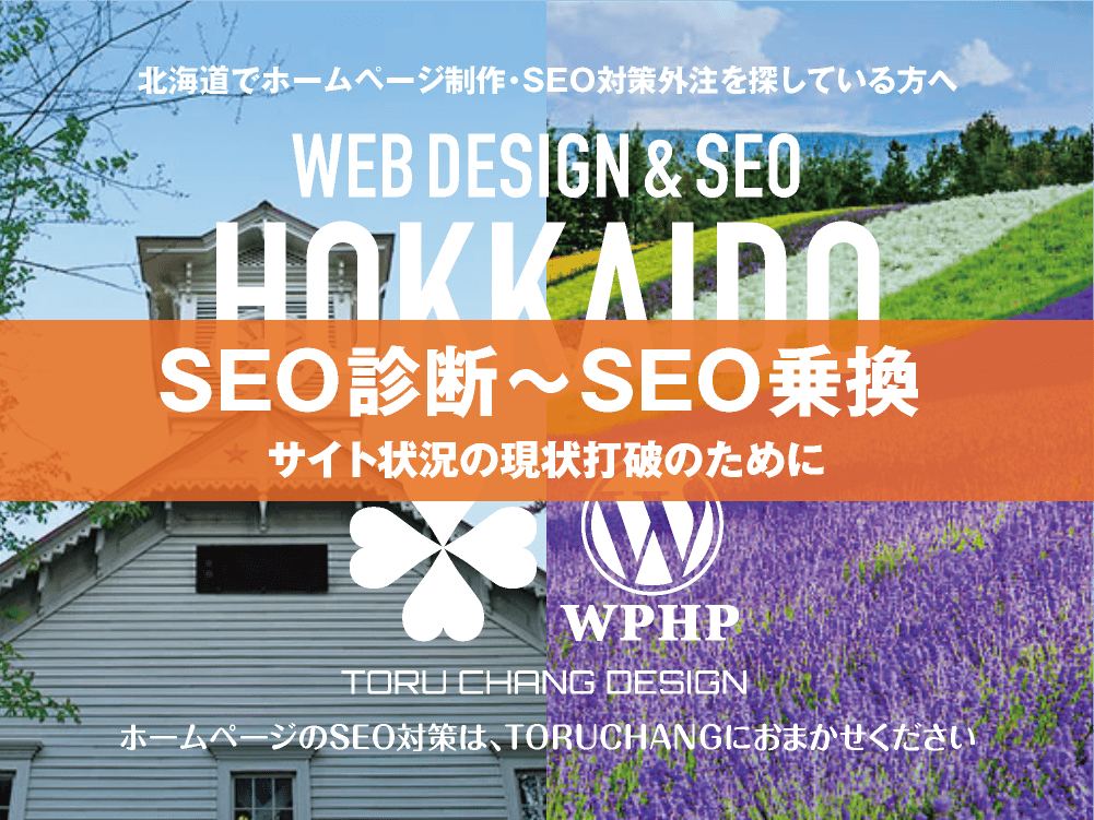 北海道｜SEO診断〜SEO乗換｜ホームページのSEO対策はTORUCHANGにおまかせください｜toruchang-seo.com